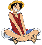 Luffy con su enfermedad canijitis.