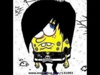 Bob esponja volviéndose emo