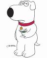 Brian Griffin, en ejemplo de como violar otros perros educación