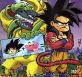 Cruse de la pantera rosa y goku ta,ta,ta,ta,rarararararra sale goku SSJ 4