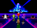 Los animales estúpidos (y los dos robots de mierda) corriendo como ovejas al matadero llendo desesperadamente a la feria de Robotnik cuando ni se imaginaban que sería una trampa mortal!!!